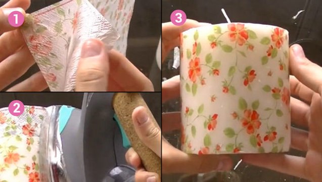 Mit einer einfachen Serviette und einem Bügeleisen gelingt ihr ein Geniestreich! Das werden Sie auch ausprobieren wollen.