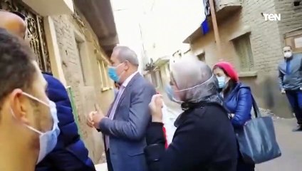 لاول مرة على مستوى الجمهورية صحة الدقهلية تقوم بالمسح الشامل من باب لباب لتطعيم المواطنين ضد كورونا