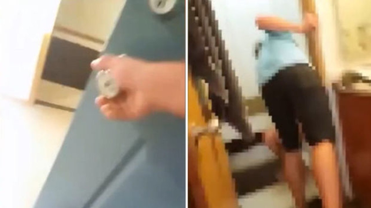 Ein Soldat wollte seine Frau überraschen... und wird stattdessen selbst ziemlich überrascht.