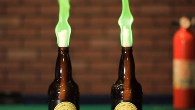 Ganz leicht Lampen aus Glas mit einem herrlichen Grünen Licht selbst machen