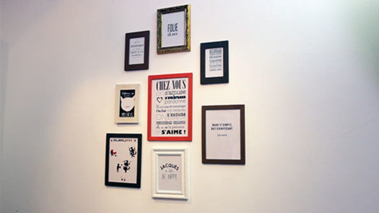 Schön dekorierte Wände für Ihr Esszimmer.