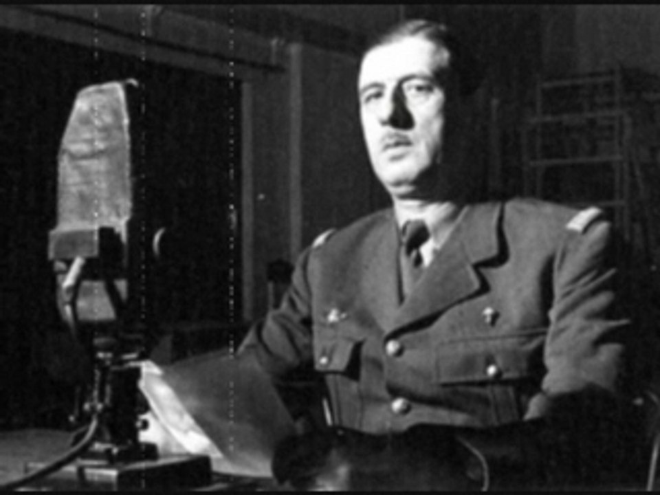 appel du 18 juin 1940 par le General De Gaulle