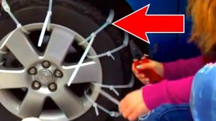 Hier die perfekte Technik, um zu verhindern, dass Ihr Auto im Schnee rutscht.