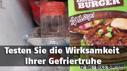 Wie können Sie herausfinden, ob Ihr Gefrierfach während Ihrer Abwesenheit nicht funktioniert hat? Diese Methode macht es Ihnen möglich!