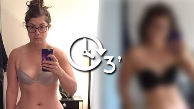 Mit nur einem Foto zeigt sie, wie leicht es ist, Vorher-Nachher-Fotos im Netz vorzutäuschen.