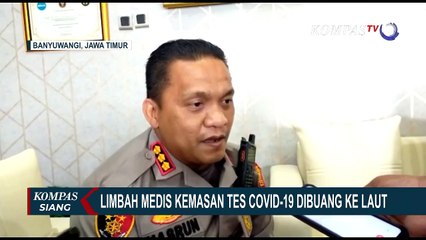 Ditemukan Limbah Tes Corona Dibuang ke Laut Selat Bali