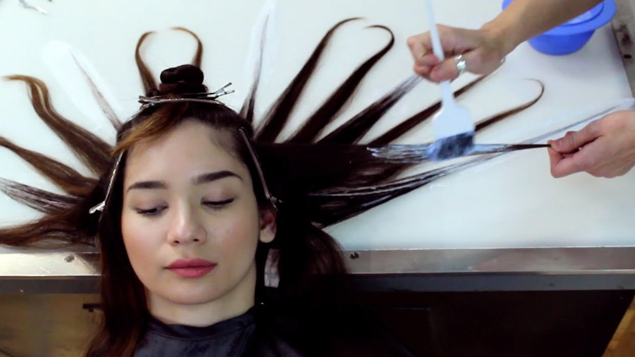 Fluid Hair Painting: Die Haarfärbe-Technik für die zurzeit ausgefallenste Trend-Frisur.