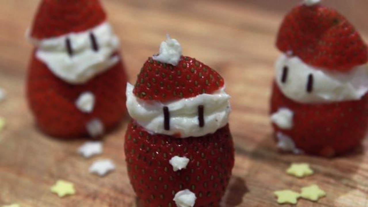 Leicht gemacht Folge 9 - Weihnachtsmann-Erdbeeren