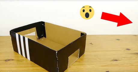 Tischfußball aus einem Schuhkarton. So einfach geht's!