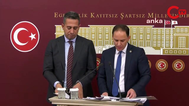 CHP Zonguldak Milletvekili Deniz Yavuzyılmaz ve CHP Mersin Milletvekili Ali Mahir Başarır Açıklama Yapıyor