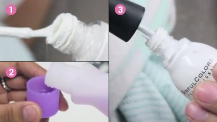 Dein Nagellack ist schon dick und klebrig? Mit diesem cleveren Trick wird er wieder wie neu