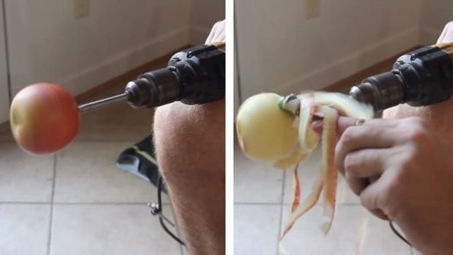 Äpfel schälen ist ein wahrer Albtraum für dich? Dann wird dieser geniale Trick dein Leben einfacher machen