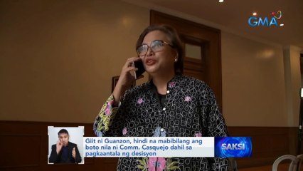 Download Video: Comm. Guanzon, isiniwalat na kay Sen. Sotto ang pangalan ng senador na may kaugnayan umano sa pagka-delay ng desisyon | Saksi