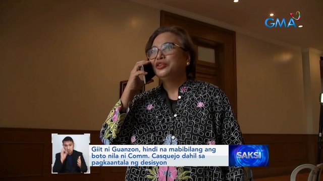 Comm. Guanzon, isiniwalat na kay Sen. Sotto ang pangalan ng senador na may kaugnayan umano sa pagka-delay ng desisyon | Saksi