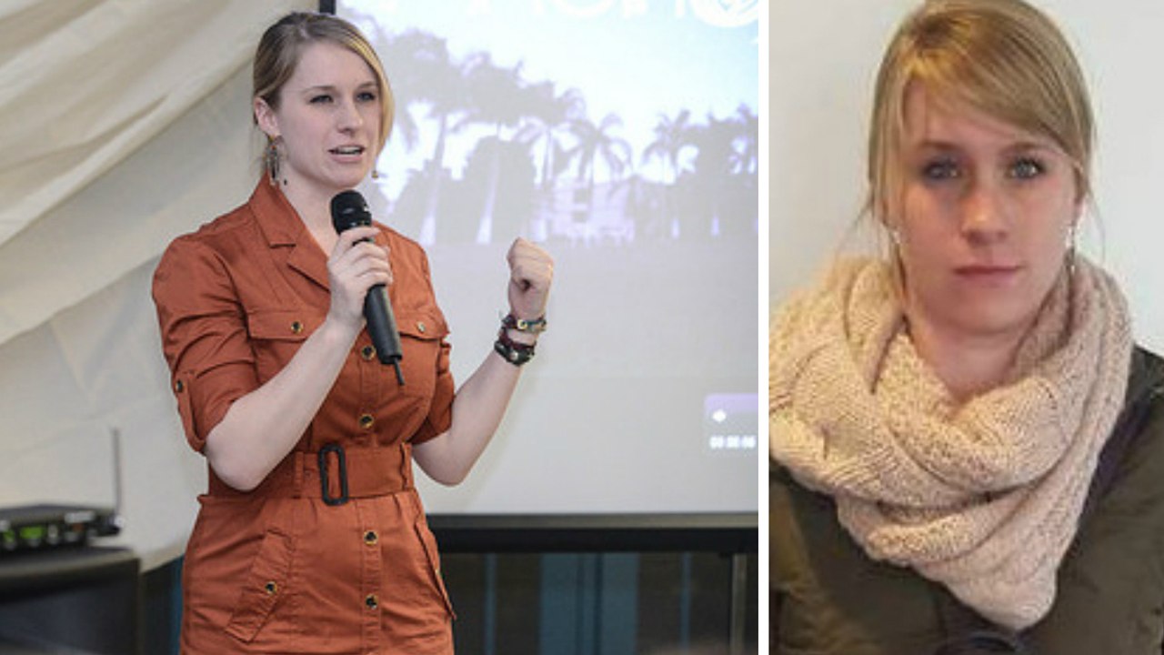 Sie wird in der U-Bahn von einem Fremden verfolgt und für ihre schönen Beine komplimentiert