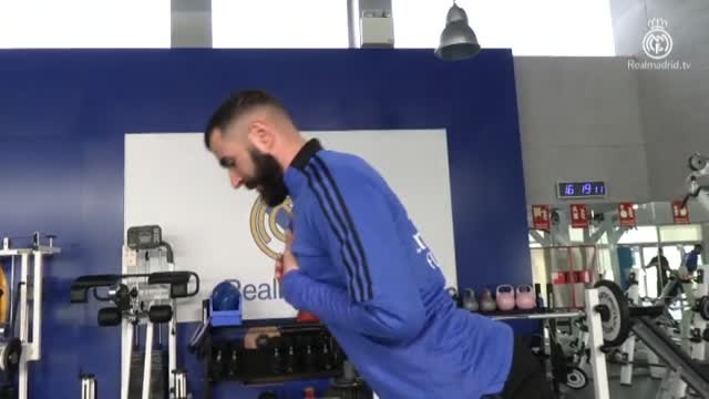 Benzemá sigue trabajando en solitario y es la gran duda para San Mamés