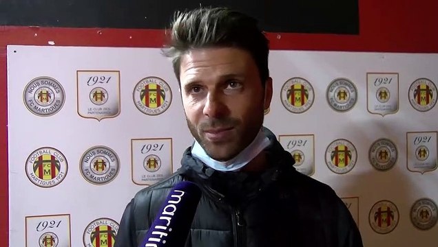 Interview maritima: Grégory Poirier coach du FC Martigues avant le match face à Grasse