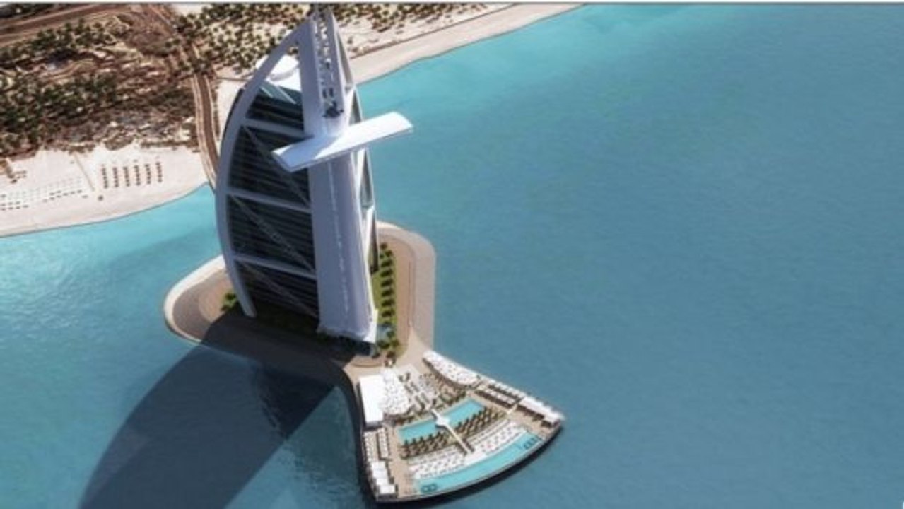 Das Burj Al Arab in Dubai ist das luxuriöseste Hotel der Welt: 7 Sterne!