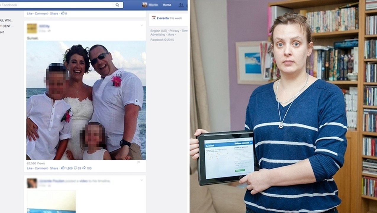 Eine Frau entdeckt auf Facebook, dass ihr Mann auch noch mit einer anderen Frau verheiratet ist