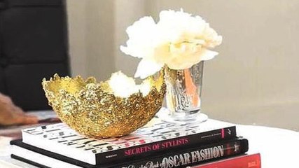 Diese kleine Glitter-Schale ist für alle Deko-Fans. Denn das Ergebnis sieht einfach toll aus