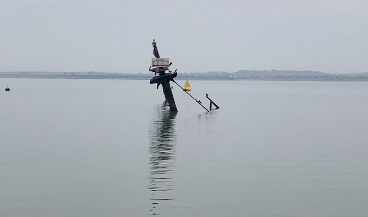 Boat trip to see masts of Sheppey 'bomb ship' the Richard Montgomery