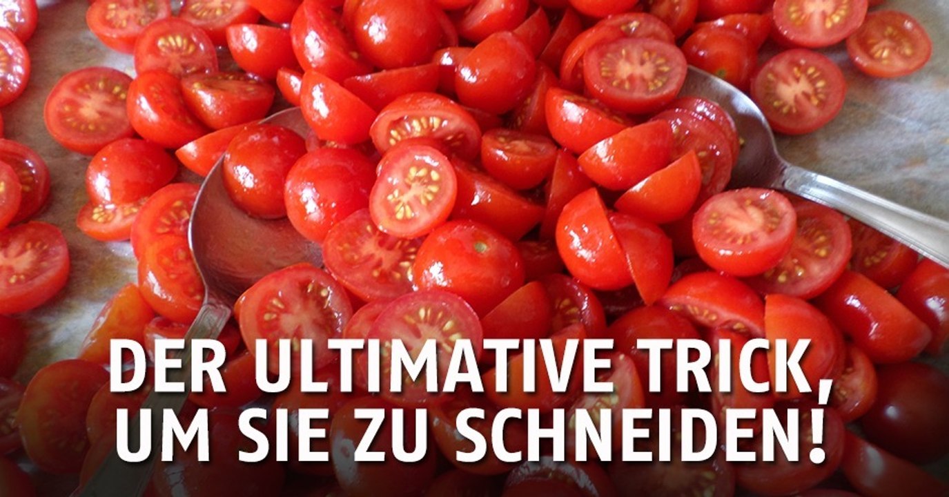 Tipp: Wie du Kirschtomaten schnell schneidest