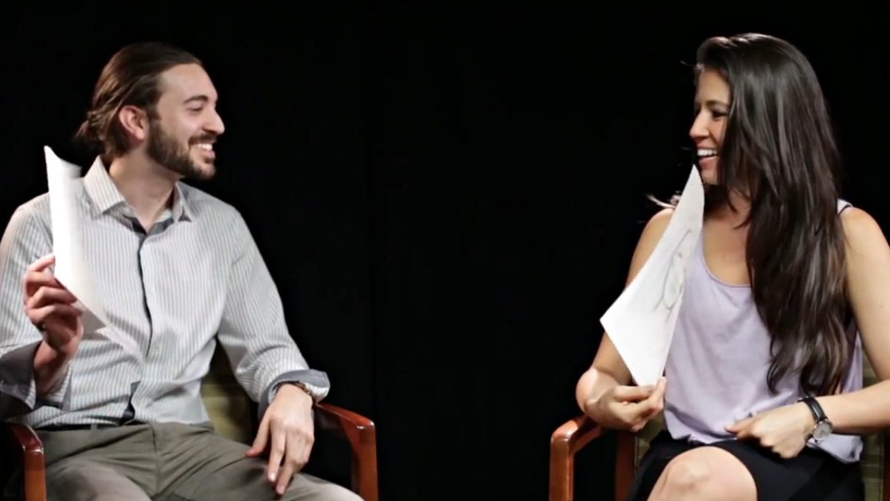 Frauen und Männer beschreiben ihren Partner einem Phantombildzeichner der Polizei... Das Ergebnis ist urkomisch!