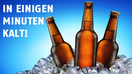 Wie kühlt man schnell ein Bier?