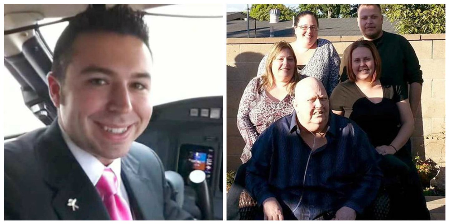 Ein Airline-Pilot drehte wieder um, um einer trauernden Familie zu helfen