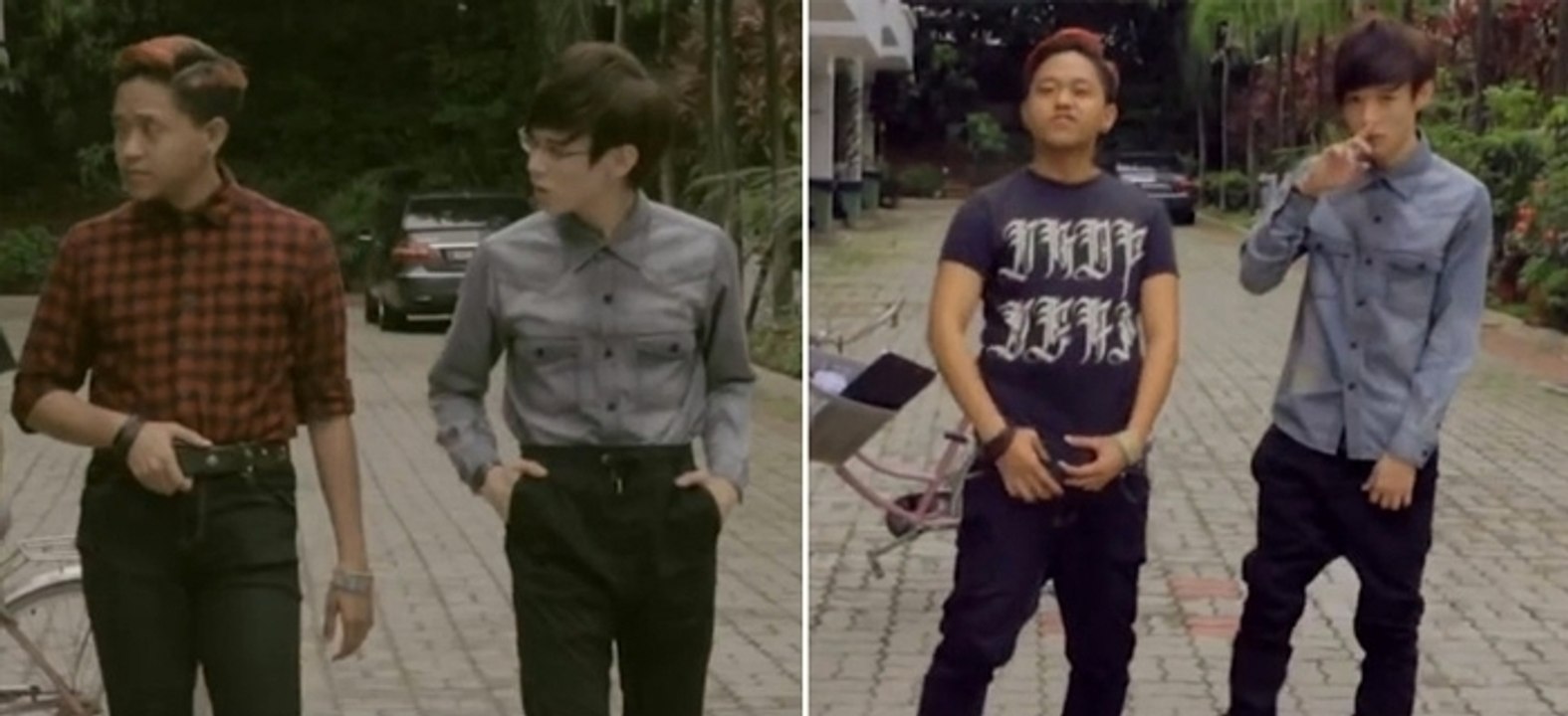 Von jungen Leuten mit Humor in Szene gesetzt: Jugendliche früher und heute