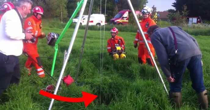 Herzzerreißende Laute kamen aus diesem Brunnen... aber sie waren nicht darauf gefasst, was sie unten fanden!