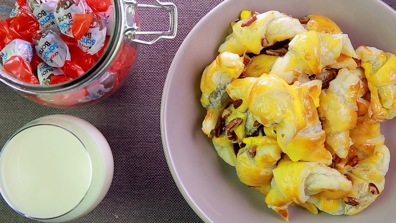 Schokoladen-Croissants: Das Rezept mit leckeren Schokobons