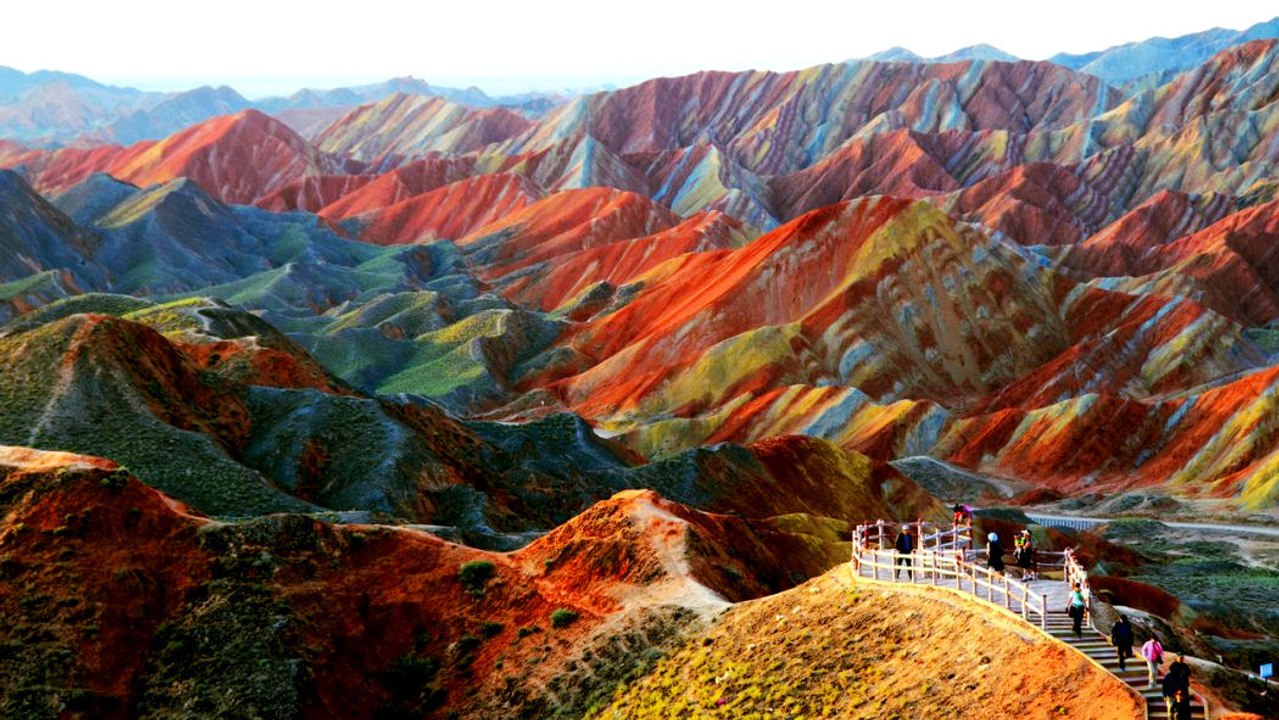 Danxia (China): Das Geheimnis der bunten Berge, einer der surrealsten Orte der Erde