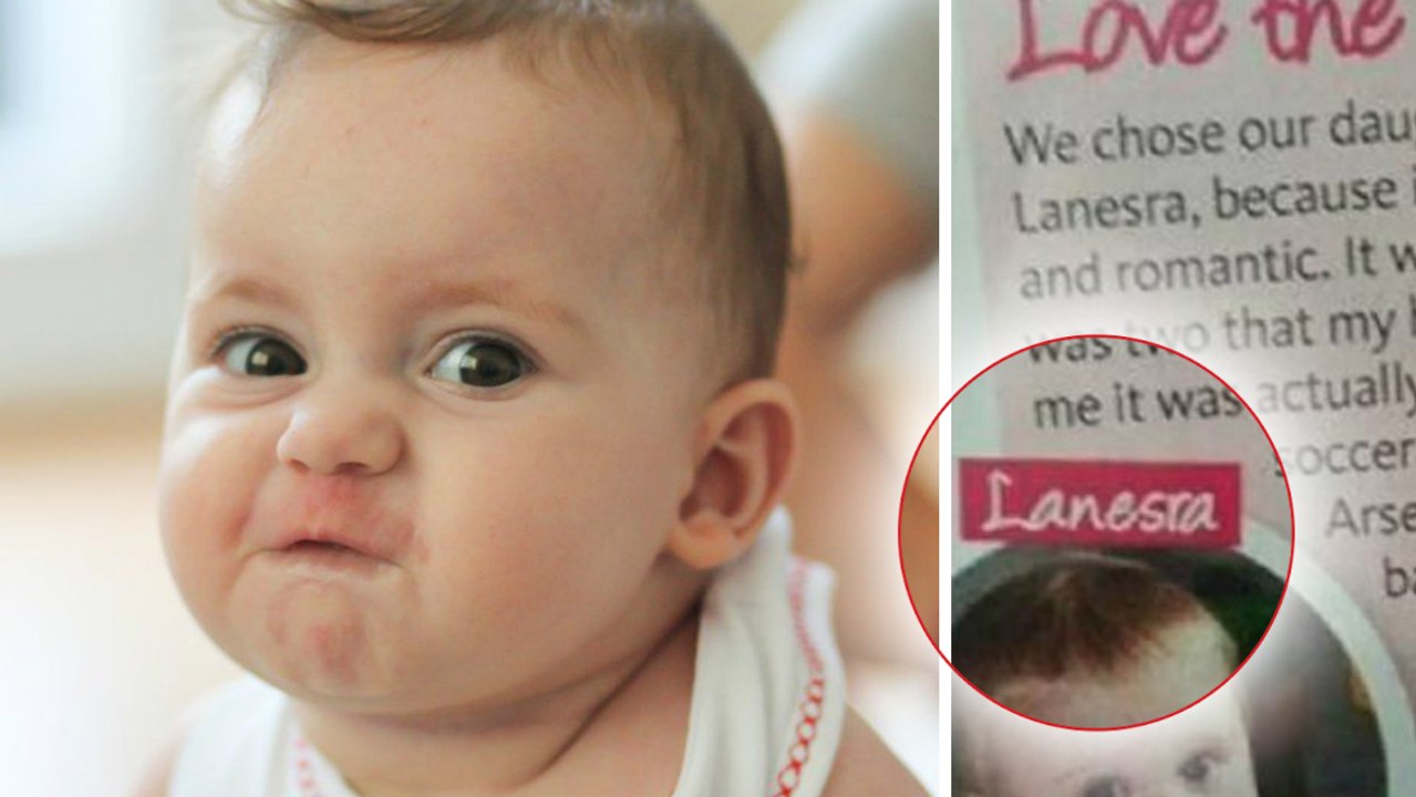 Lanesra: ein seltener Vorname, dessen Bedeutung die Mutter dieses kleinen Mädchens erst zwei Jahre später entdeckt