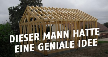 Er baute ein banales Gartenhäuschen... Doch auf diese Innenausstattung war keiner gefasst!