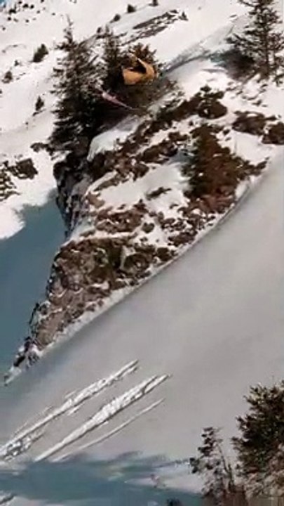 Double Backflip Drone Shot