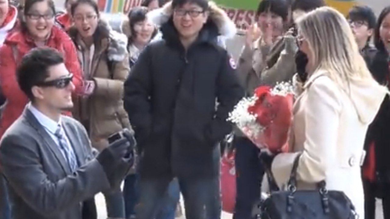 Wie würdest Du auf einen Heiratsantrag eines Unbekannten reagieren?