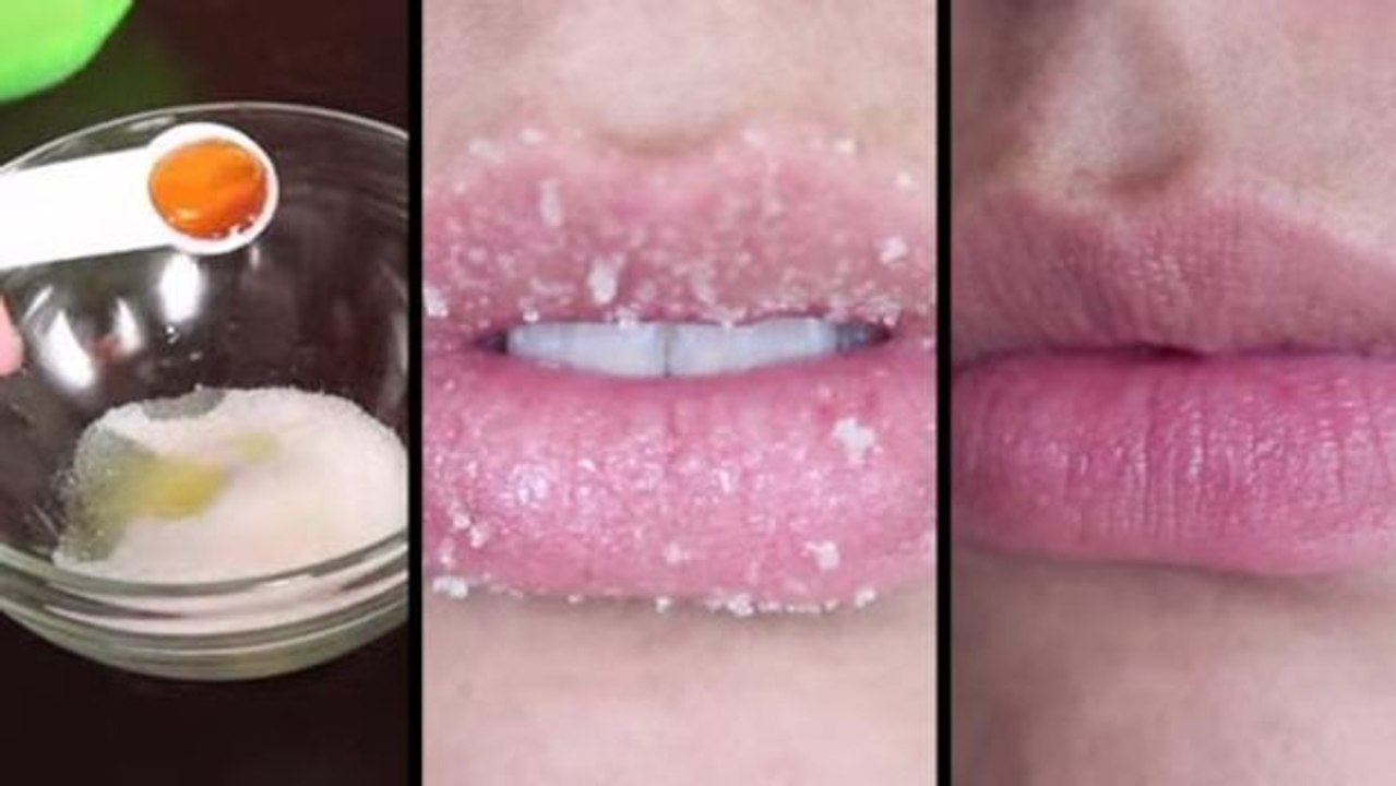 Superweiche Lippen dank diesem Peeling