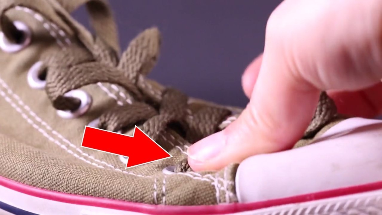 So bindet ihr eure Schnürsenkel in 2 Sekunden!