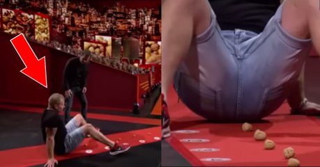 "Wetten dass...?" in den Niederlanden: Er knackt Nüsse mit dem Po