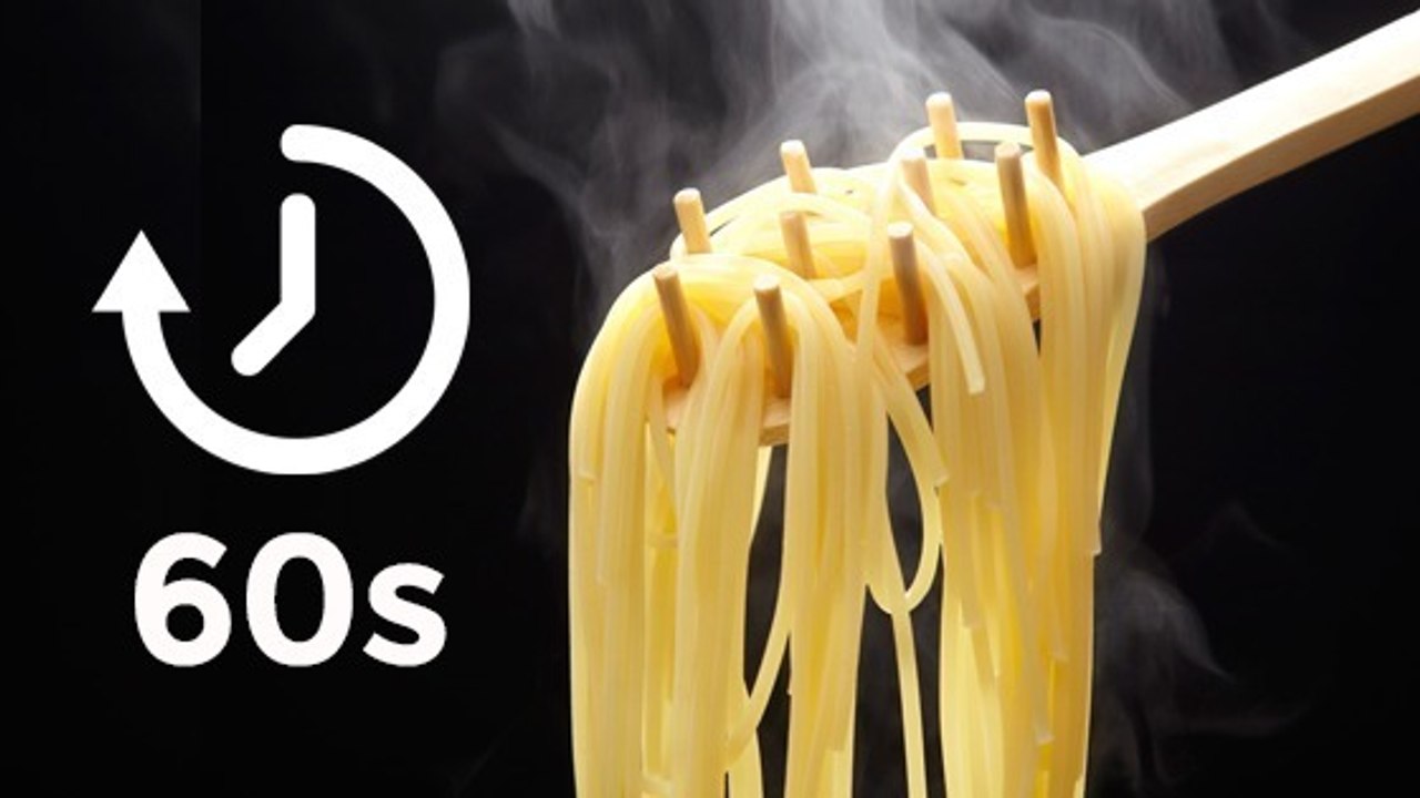 Nudeln kochen: Trick, wie deine Nudeln in nur 1 Minute gar sind