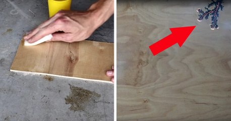 Er nimmt ein Holzbrett, Backpulver und einen Mikrowellentrafo. Was dann passiert, ist FASZINATION PUR!