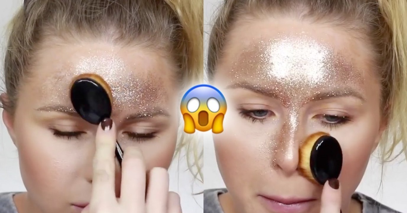 Braucht es noch eine Make-Up-Idee für die Festtage? Wie wäre es mit dem Glitzerpailetten-Look?