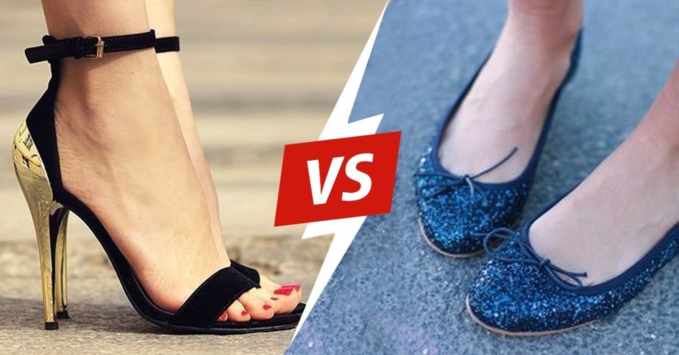 Flache Schuhe sind nicht unbedingt gesund