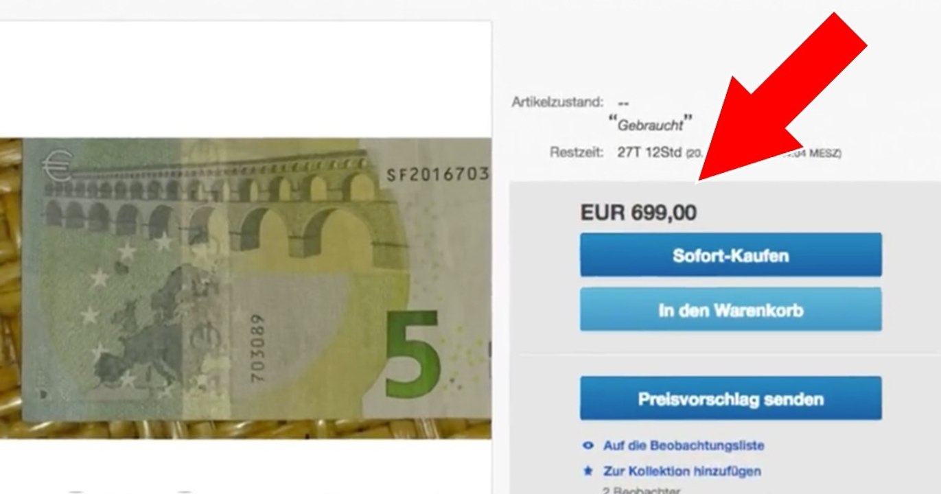 Geldsammler zahlen für Fehldrucke ein Vielfaches