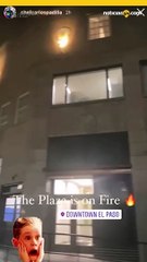 Se incendia el Plaza Hotel en el centro de El Paso