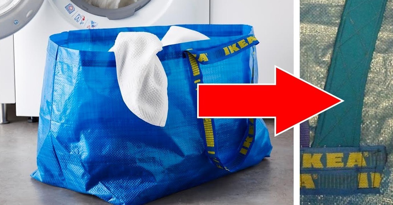 Er bastelt etwas Großartiges aus einer einfachen IKEA-TASCHE!