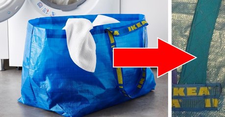 Er bastelt etwas Großartiges aus einer einfachen IKEA-TASCHE!