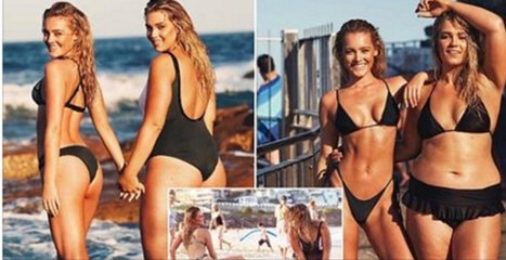 Diese zwei australischen Models werden wegen dieser Fotos schlimm beschimpft...Doch siehst du was da nicht stimmt??