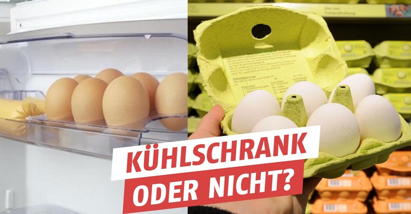 Darf ich Eier in den Kühlschrank stellen?